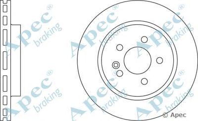 APEC BRAKING dsk973 -  Тормозной диск
